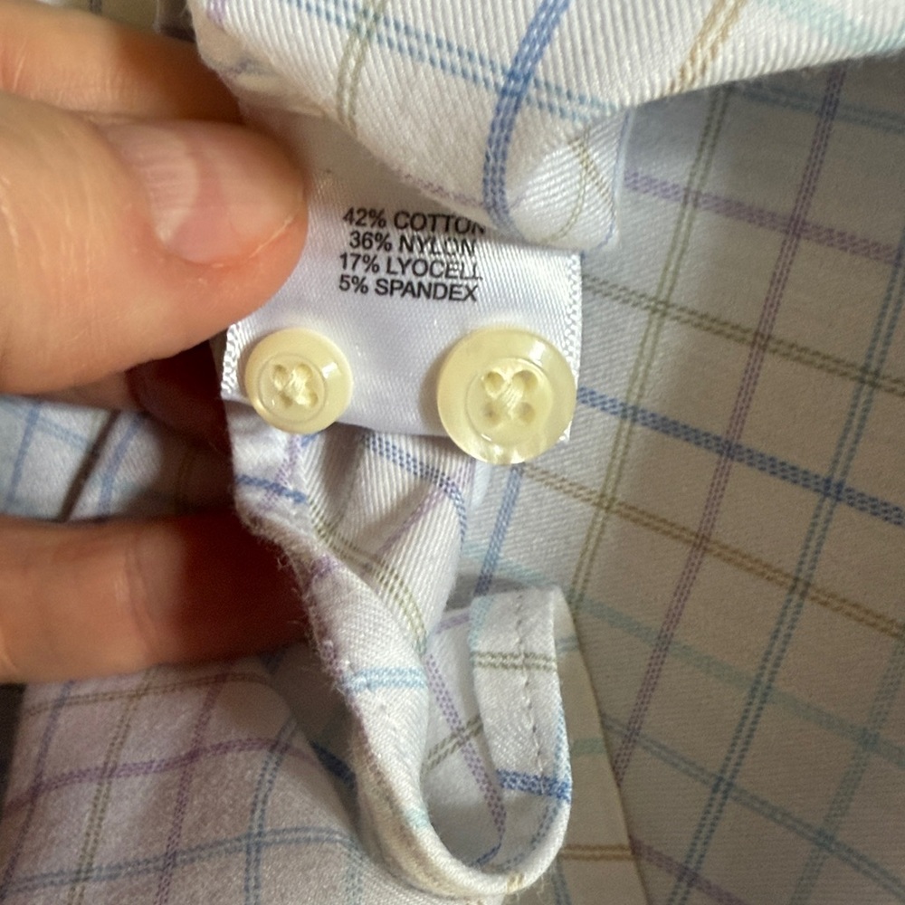TWO!! Peter Millar shirts, one is blue and one is white, both size XXL - Picture 9 of 9